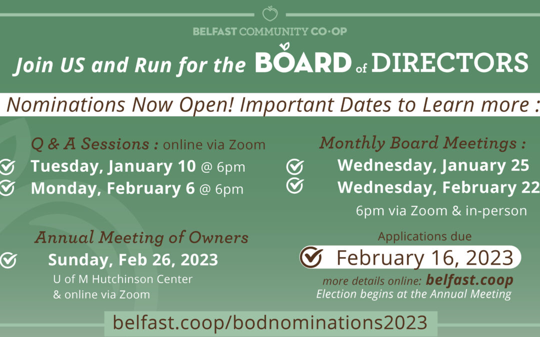Board of Directors – 2023 Nominations