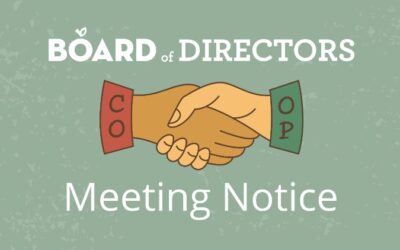 May 2023 Special Meeting of the Board of Directors – UPDATE!