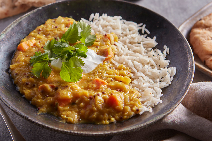 Sweet Potato & Red Lentil Dal