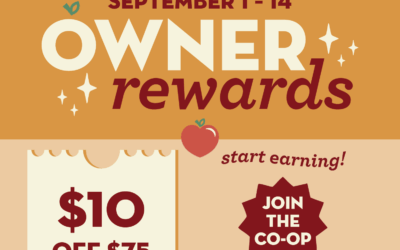 Owner Rewards September Bonus Coupon