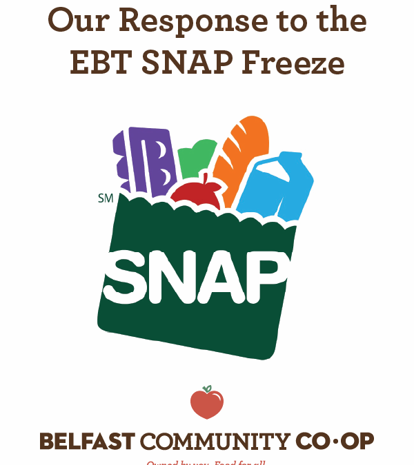 Our Response to EBT SNAP Freeze