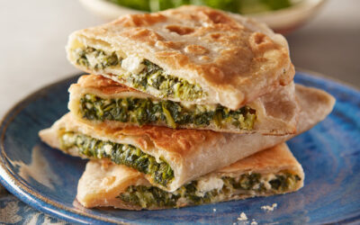 Spinach Feta Gozleme
