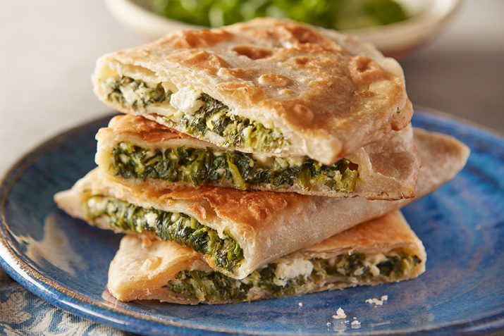 Spinach Feta Gozleme